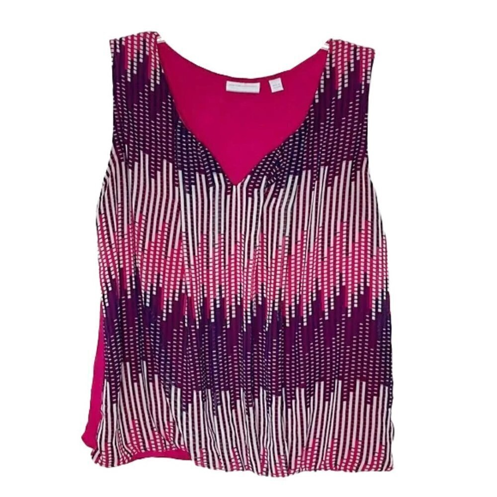 ❤️ NEW YORK & COMPANY Sleeveless Blose Size L